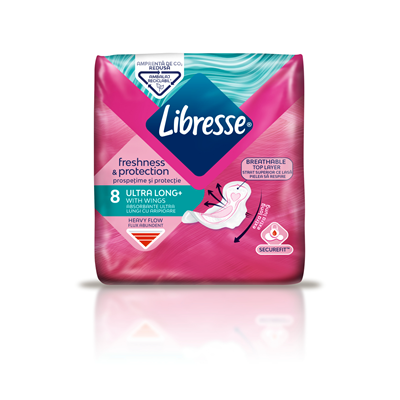 Libresse Freshness & Protection Ultra Long Absorbante 8 bucati