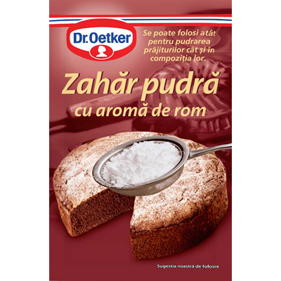 Dr. Oetker Zahar Pudra cu Aroma de Rom 50 g - WALTI