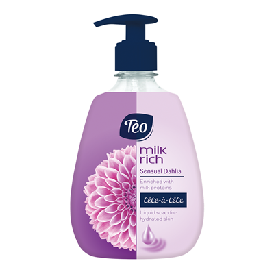 TEO Sapun Lichid Milk Sensual Dehlia 400 ml - WALTI