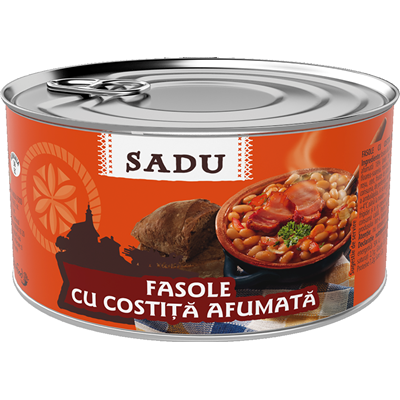 SADU Fasole Cu Costita 400 g - WALTI