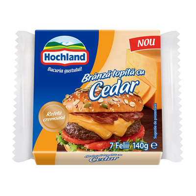 Hochland Branza Topita Felii Cedar 140 g