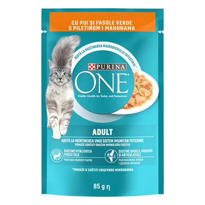 PURINA ONE Hrana Umeda pentru Pisici cu Pui si Fasole 85 g