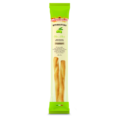 PANEALBA Stiratini Grisine cu Masline 240 g