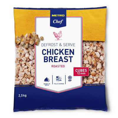 Piept Pui Prajit Cuburi Congelat 2,5 Kg