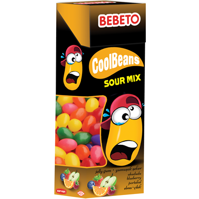 BEBETO Beans Sour Mix 30 g - WALTI