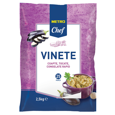 Vinete Coapte Tocate Congelate 2,5 Kg