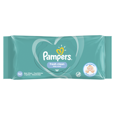 Pampers fresh clean Servetele Umede 52 bucati