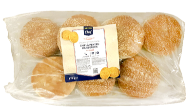 CHIFLE Chifla Hamburger cu Susan 6 x 84 g ❄