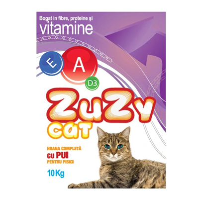 ZUZY Hrana Uscata pentru Pisici cu Pui 10 Kg