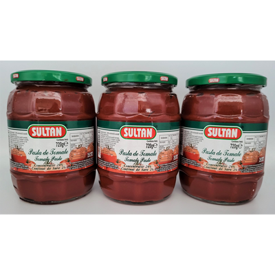 SULTAN Pasta Tomata 24% 3 x 720 g - WALTI