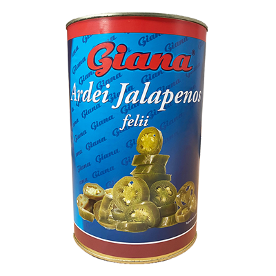 GIANA Ardei Jalapeno Felii 4 Kg - WALTI