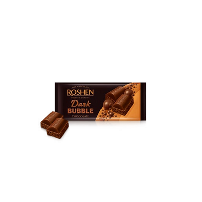 ROSHEN Ciocolata Aerata Neagra 80 g - WALTI
