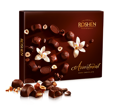 ROSHEN Praline Ciocolata Neagra 154 g