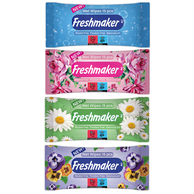 FRESHMAKER Servetele Umede 15 bucati