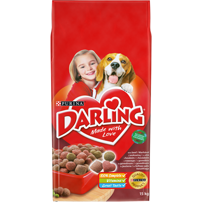 DARLING Hrana Uscata pentru Caini Vita si Legume 15 Kg