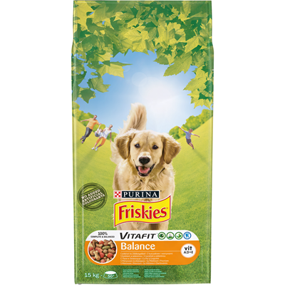 Friskies Balance M/L Pui &Vita 15 Kg