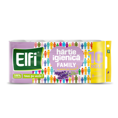 Elfi Hartie Igienica cu Levantica 3 Straturi 10 role