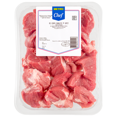Ceafa Porc Cuburi pentru Gatit ATM 1 kg
