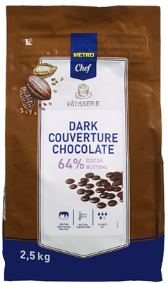 Ciocolata Discuri 64% Cacao 2,5 Kg