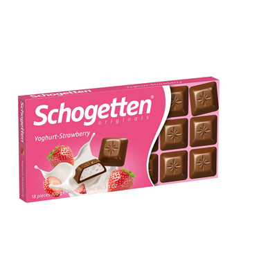 SCHOGETTEN Ciocolata cu Iaurt si Capsune 100 g - WALTI