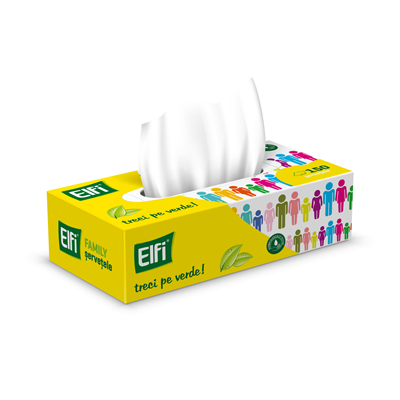 Elfi Servetele La Cutie 2 Straturi 150 bucati - WALTI
