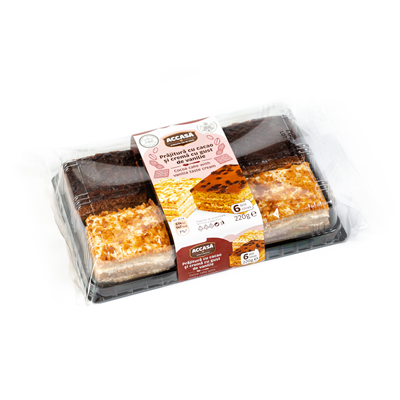 ACCASA Natural Prajitura cu Crema de Cacao si Vanilie 220 g - WALTI