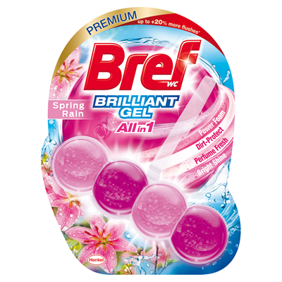 Bref Gel Odorizant Toaleta Ploaie De Primavara 42 g - WALTI