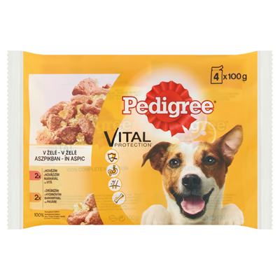 Pedigree Plic Adult Vita Si Pasare 4 x 100 g