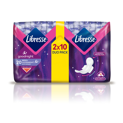 Libresse Duo Maxi Absorbante de Noapte 20 bucăți - WALTI
