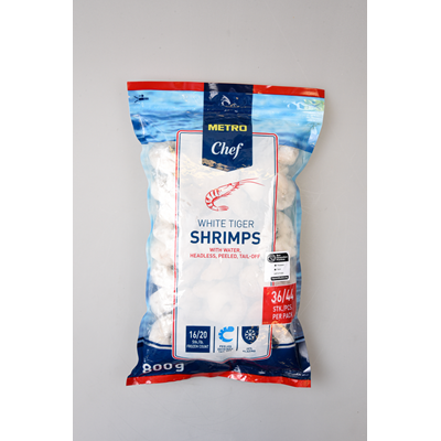 Creveti Cruzi Calibru 16-20 decorticati Congelati 800 g