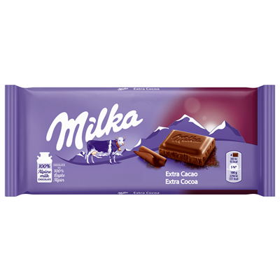 milka Ciocolata cu Lapte Extra Cacao 3 x 100 g - WALTI
