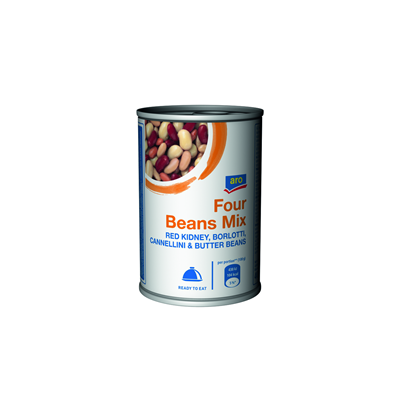 Mix cu 4 tipuri de fasole 400 g