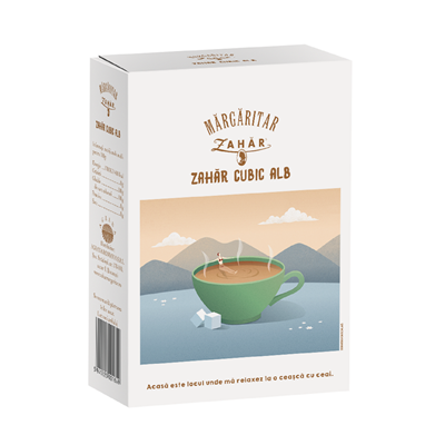MARGARITAR Zahar Cubic Alb 1 Kg