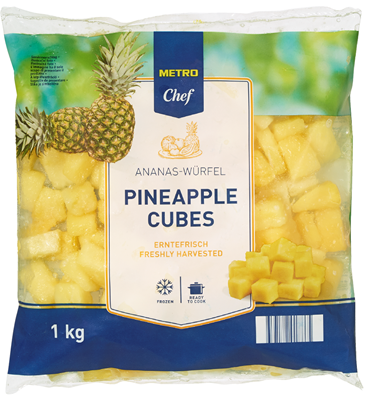 Ananas Cuburi Congelat 1 Kg