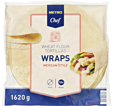Tortilla Wrap 1,62 Kg