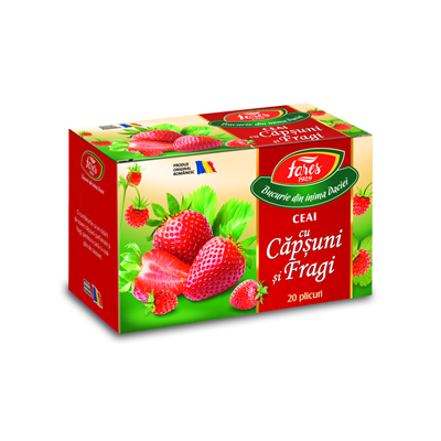 FARES Ceai cu Capsuni si Fragi 40 g