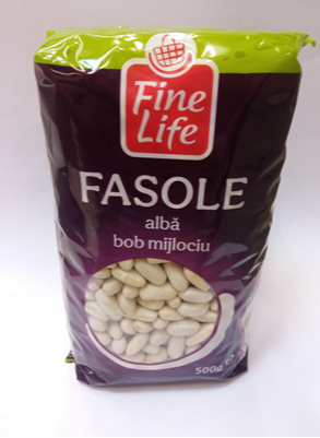 Fine Life Fasole cu Bob Mijlociu 500 g
