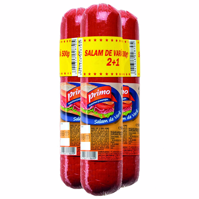 PRIMO Pachet Salam de Vara 2 x 0,5 Kg + 1