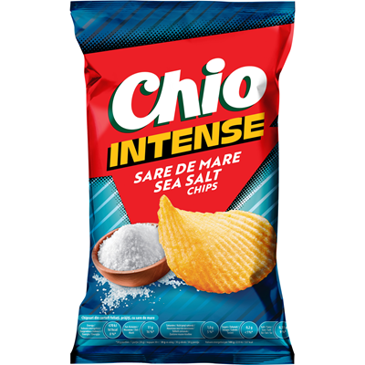 CHIO Chips Intens Sare de Mare 120 g - WALTI