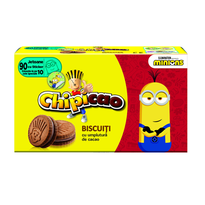 CHIPICAO Hercules Biscuiti cu Umplutura de Cacao 12 x 50 g - WALTI