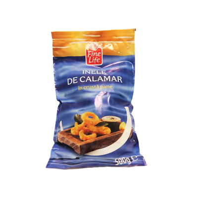 Fine Life Inele de Calamar in Crusta Pane 500 g ❄