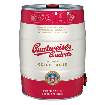 BUDWEISER Budvar Bere Blonda Pasteurizata Butoi 5 L