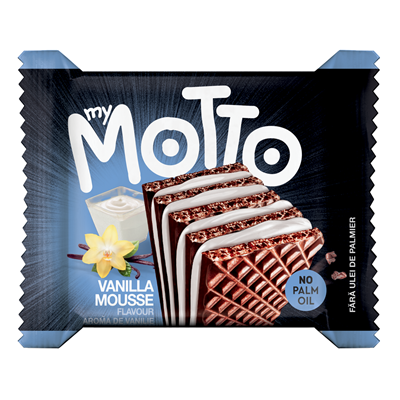 MY MOTTO Napolitana cu Crema de Vanilie 34 g - WALTI