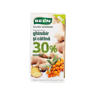 BELIN Ceai Fructe cu Ghimbir si Catina 40 g