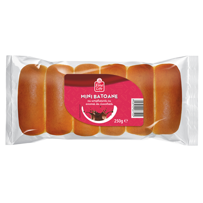 Fine Life Mini Batoane cu Umplutura cu Aroma de Ciocolata 250 g - WALTI