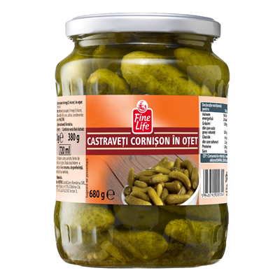 Fine Life Castraveti Carnison Calibru 3-6 Cm 680 g - WALTI