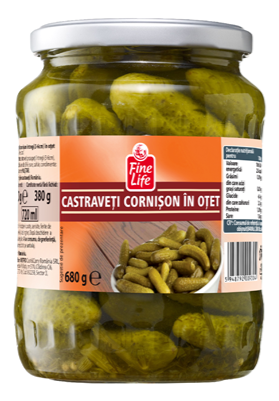 Fine Life Castraveti Carnison Calibru 3-6 Cm 680 g