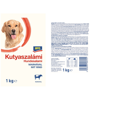 Salam Pentru Caini cu Vita 1 Kg