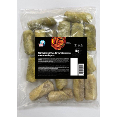 TASTY Sarmale in Foi de Varza cu Carne de Porc 1 Kg ❄
