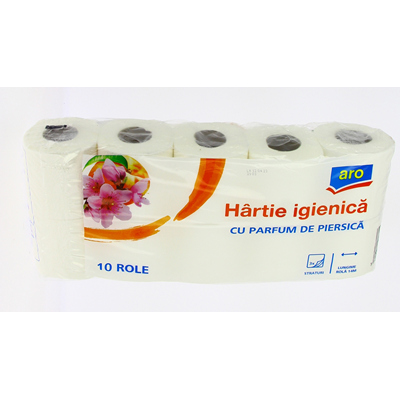 Hartie Igienica Piersica 3 Straturi 10 Role